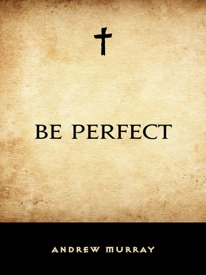 cover image of Be Perfect